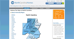 Desktop Screenshot of northcarolinahomes.com